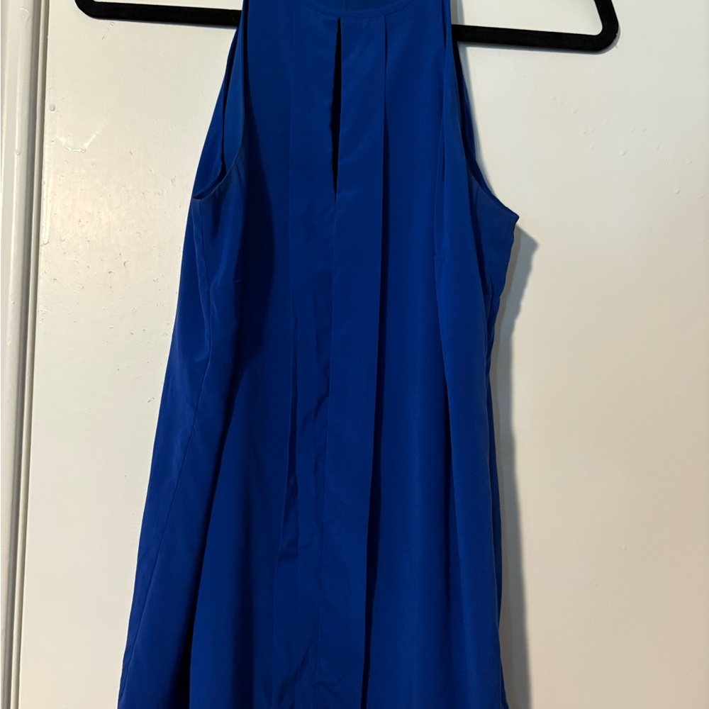 Ann Taylor Royal Blue Silk Top Size 6